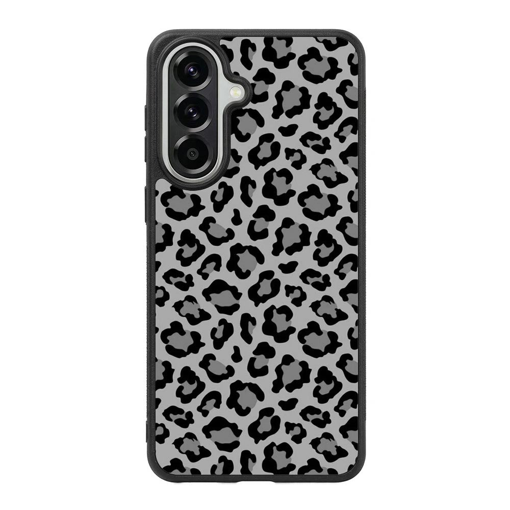 Leopard Grey Pattern Samsung Galaxy A37 Case