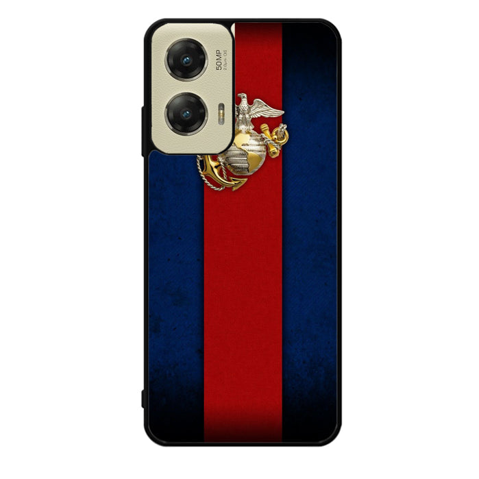 Marine Corps Red Blue Motorola Moto G Stylus 5G 2024 Case OV9882