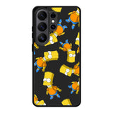The Simpsons Pattern Samsung Galaxy S26 Ultra Case OV9902