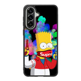 Bart Simpsons Fog And Gun Samsung Galaxy A37 Case QC9889