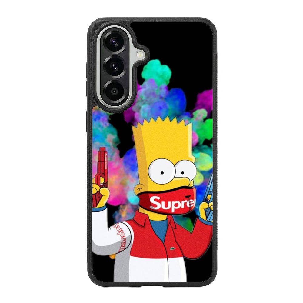 Bart Simpsons Fog And Gun Samsung Galaxy A37 Case OV9889