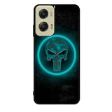 Punisher Blue Glow Motorola Moto G Stylus 5G 2024 Case OV9917