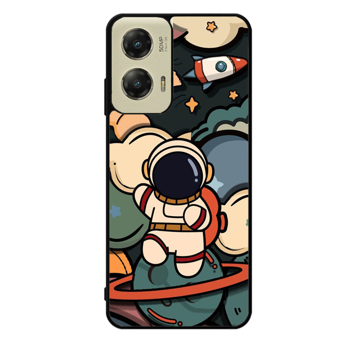 Cute Astronaut Run in Space Motorola Moto G Stylus 5G 2024 Case OV8811