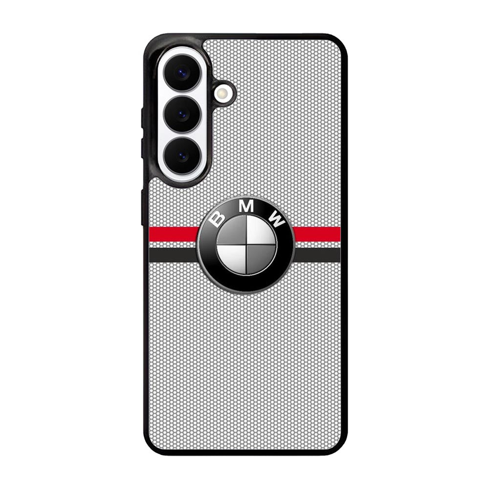 BMW Racing Red Black Logo Samsung Galaxy S26 Plus Case QC11179
