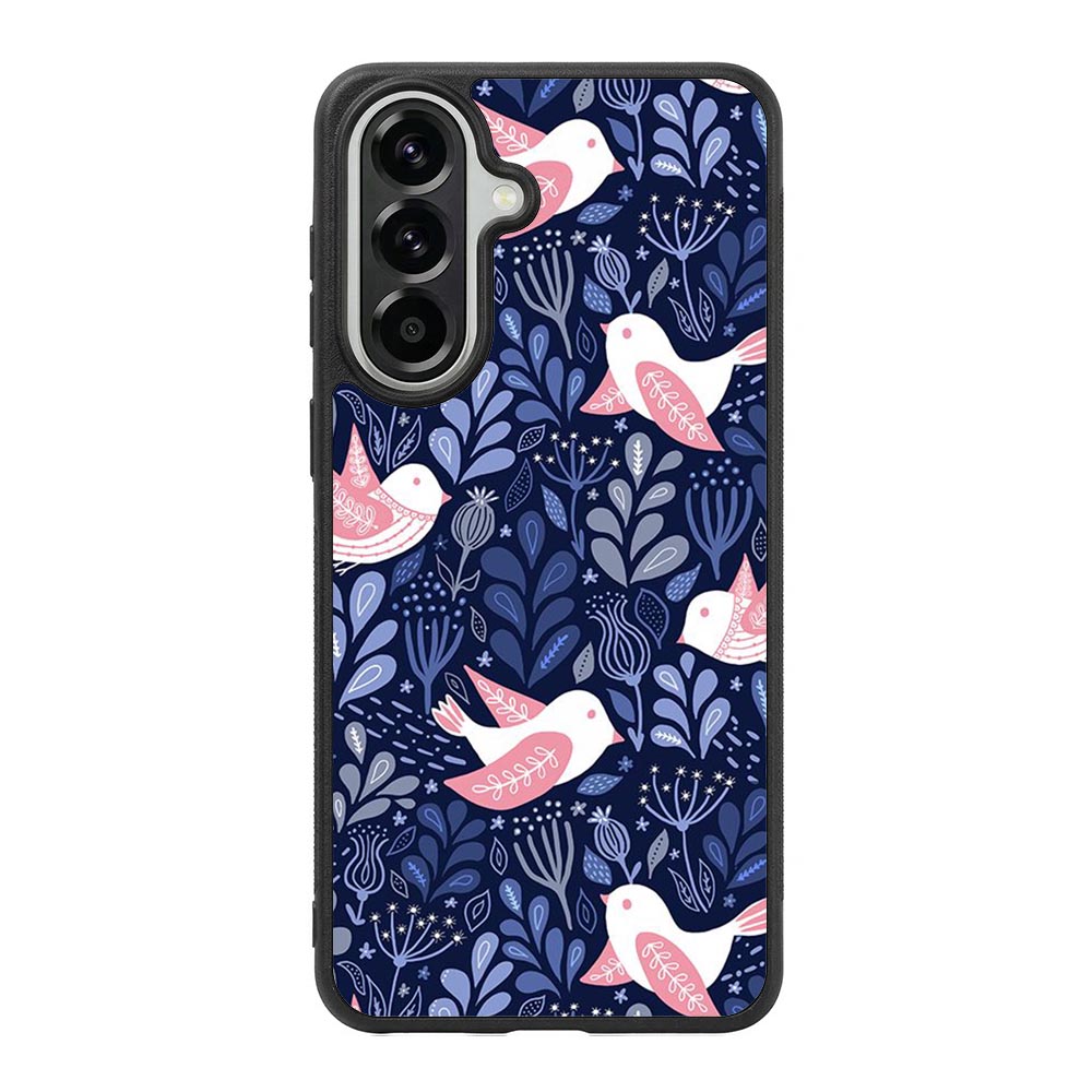 Bird Flower Pattern Samsung Galaxy A37 Case OV10906