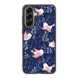 Bird Flower Pattern Samsung Galaxy A37 Case OV10906
