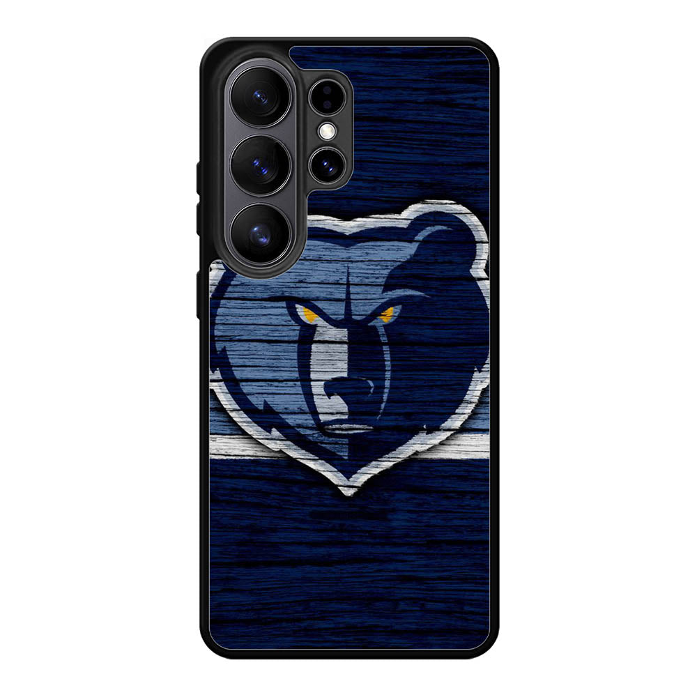 Memphis Grizzlies Wood Logo Samsung Galaxy S26 Ultra Case OV10492