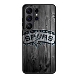 San Antonio Spurs Wood Logo Samsung Galaxy S26 Ultra Case OV10417