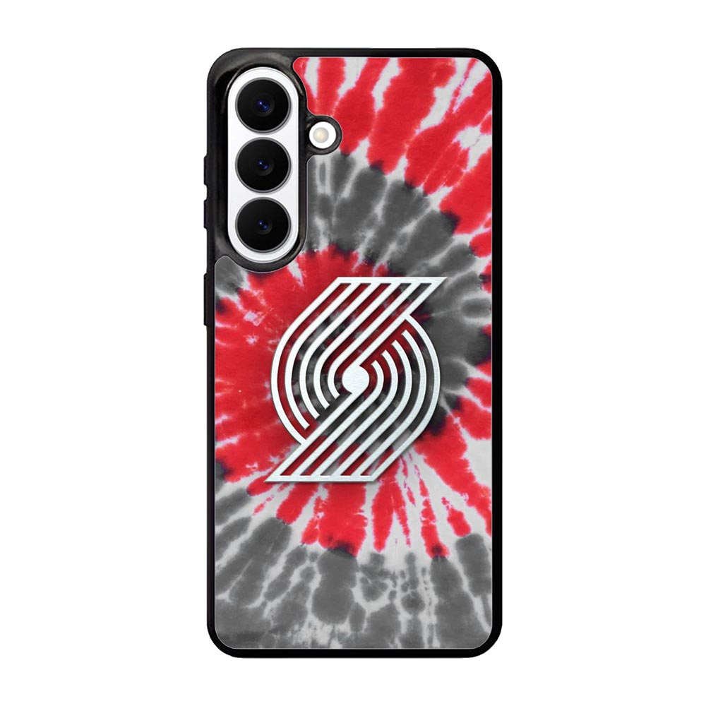 Portland Trailblazers Tie Dye Style Logo Samsung Galaxy S26 Case QC10397