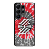 Portland Trailblazers Tie Dye Style Logo Samsung Galaxy S26 Ultra Case QC10397