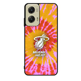 Miami Heat Tie Dye Style Logo Motorola Moto G Stylus 5G 2024 Case OV10493