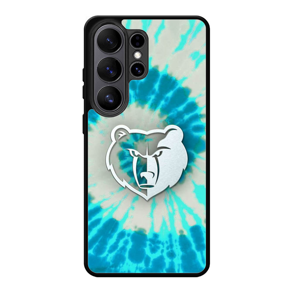 Memphis Grizzlies Tie Dye Style Logo Samsung Galaxy S26 Ultra Case QC10491