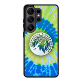 Minnesota Timberwolves Tie Dye Style Logo Samsung Galaxy S26 Ultra Case OV10499