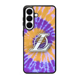Los Angeles Lakers Tie Dye Style Logo Samsung Galaxy S26 Plus Case QC10624