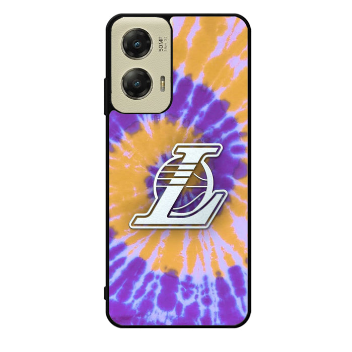 Los Angeles Lakers Tie Dye Style Logo Motorola Moto G Stylus 5G 2024 Case OV10624