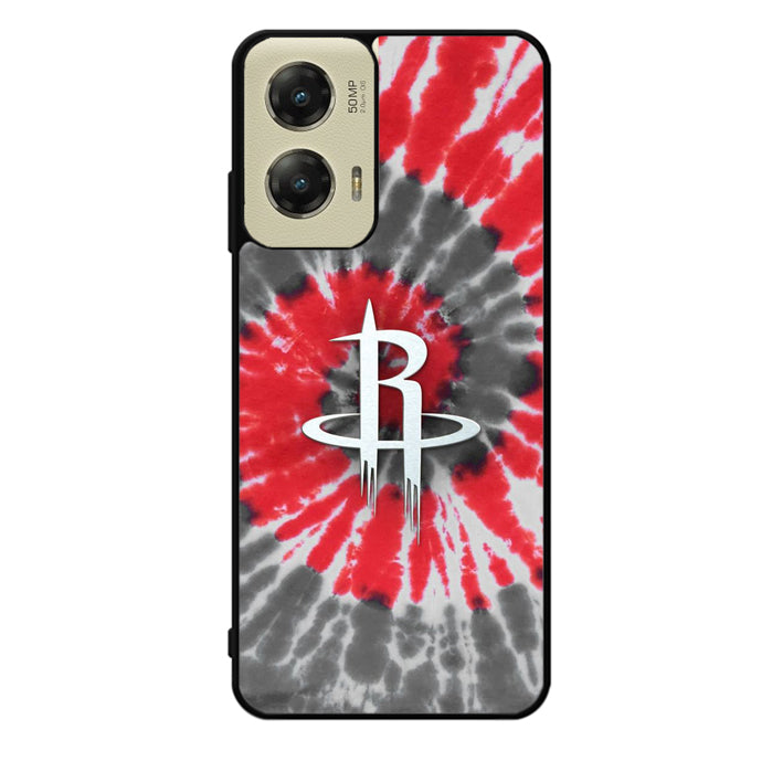 Houston Rockets Tie Dye Style Logo Motorola Moto G Stylus 5G 2024 Case OV10593