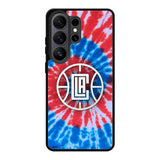 Los Angeles Clippers Tie Dye Style Logo Samsung Galaxy S26 Ultra Case QC10623