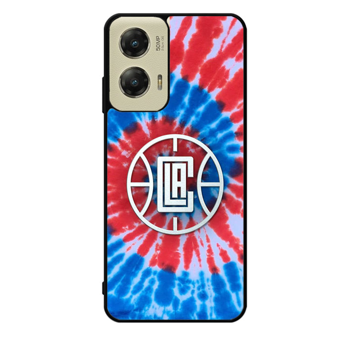Los Angeles Clippers Tie Dye Style Logo Motorola Moto G Stylus 5G 2024 Case OV10623