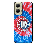 Los Angeles Clippers Tie Dye Style Logo Motorola Moto G Stylus 5G 2024 Case OV10623