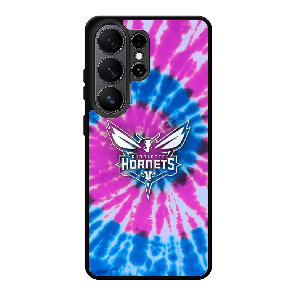 Charlotte Hornets Tie Dye Style Logo Samsung Galaxy S26 Ultra Case QC10678