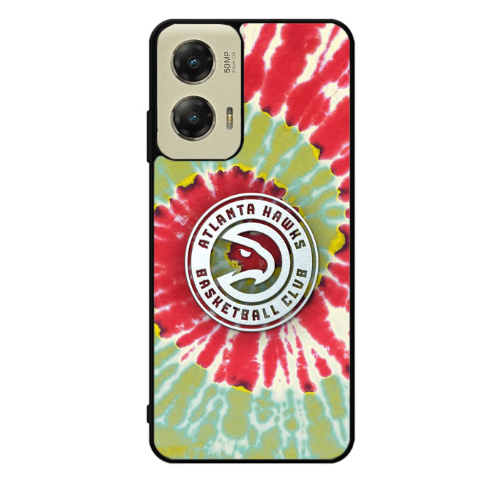 Atlanta Hawks Tie Dye Style Logo Motorola Moto G Stylus 5G 2024 Case OV10641