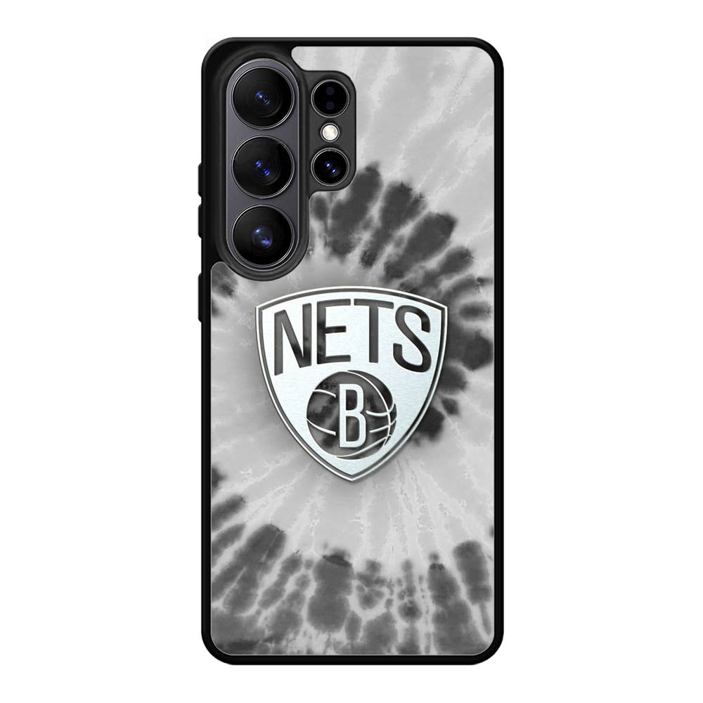 Brooklyn Nets Tie Dye Style Logo Samsung Galaxy S26 Ultra Case OV10668