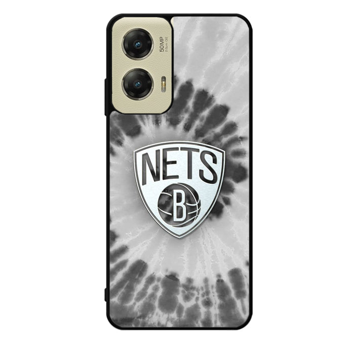 Brooklyn Nets Tie Dye Style Logo Motorola Moto G Stylus 5G 2024 Case OV10668