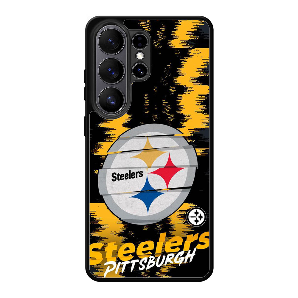 Pittsburgh Steelers NFL Team Logo Samsung Galaxy S26 Ultra Case QC10307