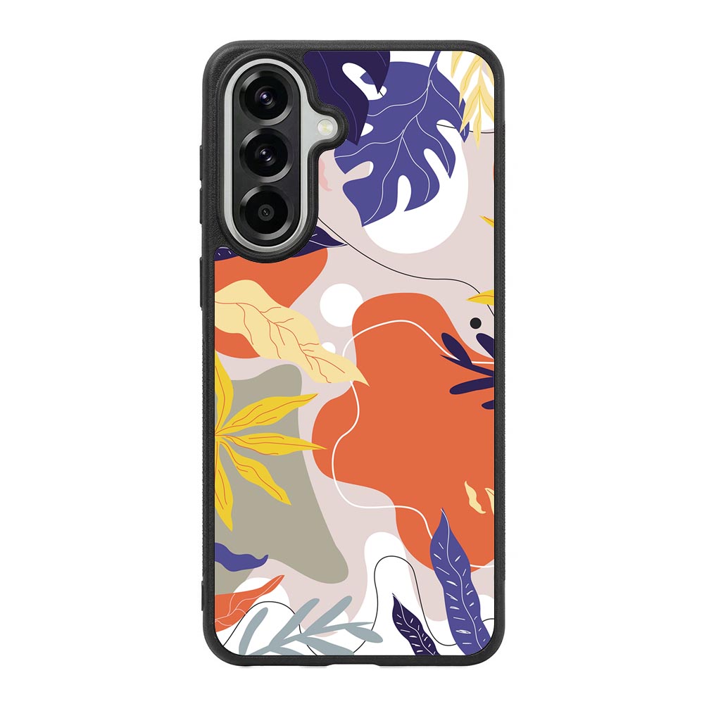 Floral Pattern Samsung Galaxy A37 Case QC6381