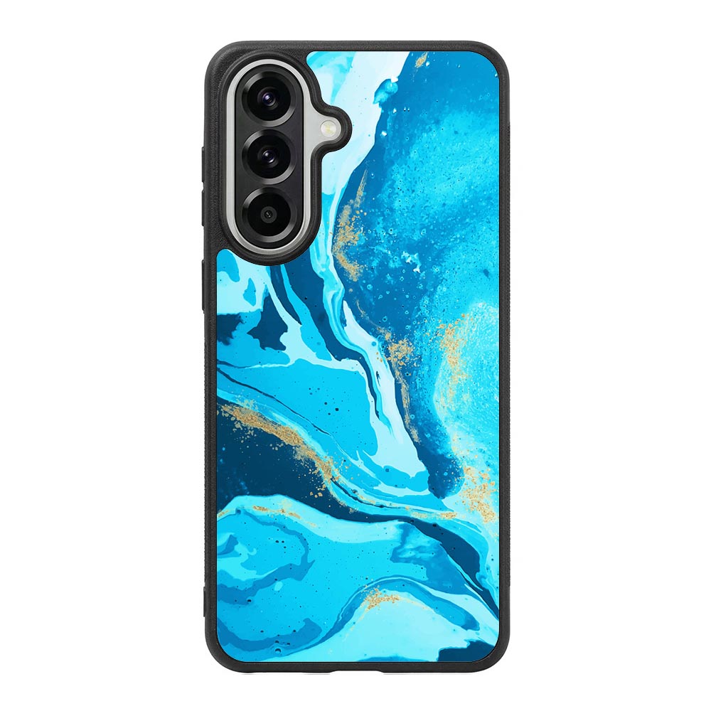 Marble Pattern Blue Samsung Galaxy A57 Case OV3394