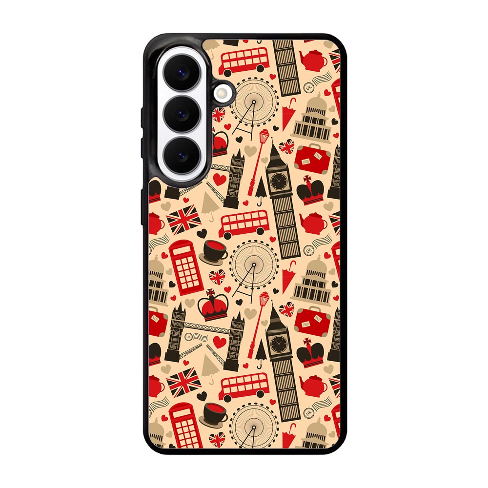 London City Pattern Samsung Galaxy S26 Case QC6494