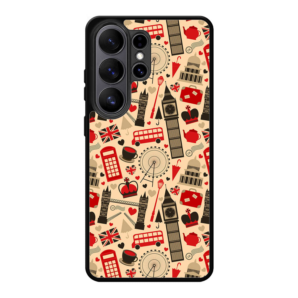 London City Pattern Samsung Galaxy S26 Ultra Case QC6494