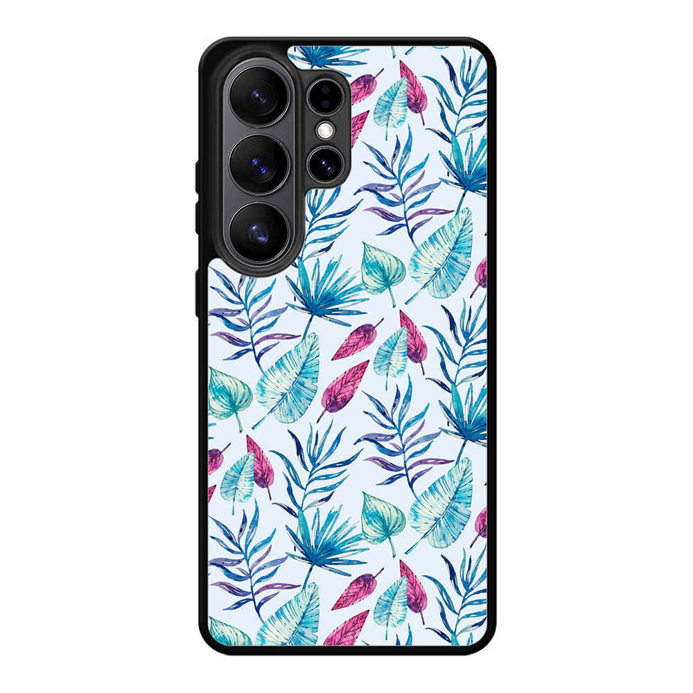 Floral Flower Pattern Samsung Galaxy S26 Ultra Case OV6372