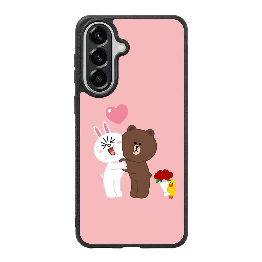 Line Brown Cony Samsung Galaxy A57 Case OV6481