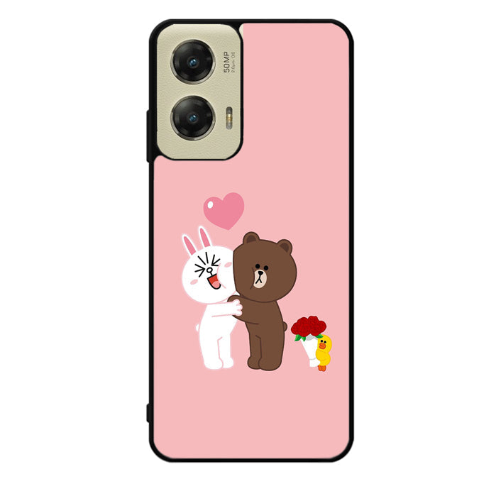 Line Brown Cony Motorola Moto G Stylus 5G 2024 Case OV6481