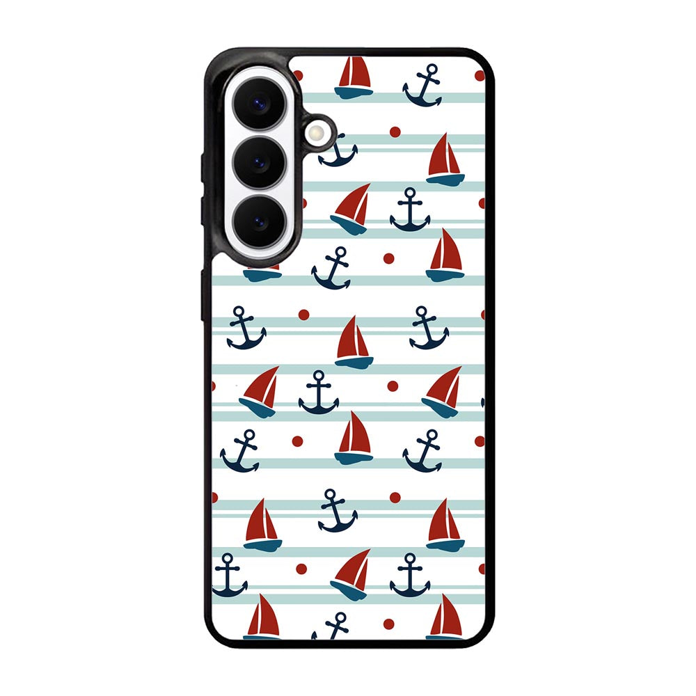 Sailor Pattern Samsung Galaxy S26 Plus Case QC6618