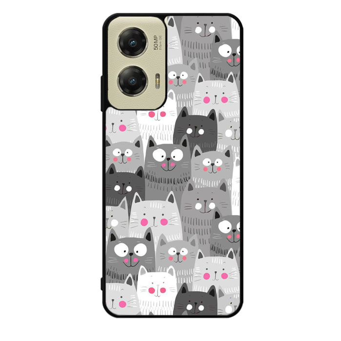 Cat Pattern Motorola Moto G Stylus 5G 2024 Case