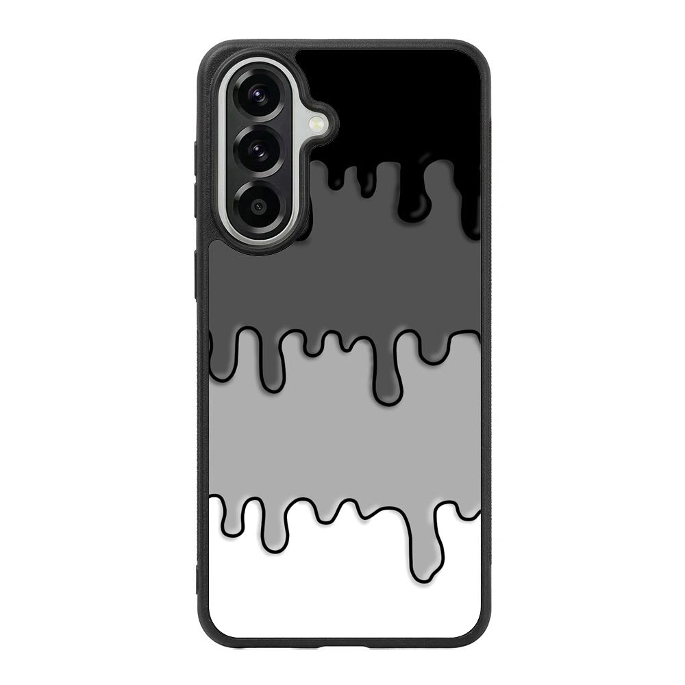 Ink Black White Samsung Galaxy A57 Case OV6778