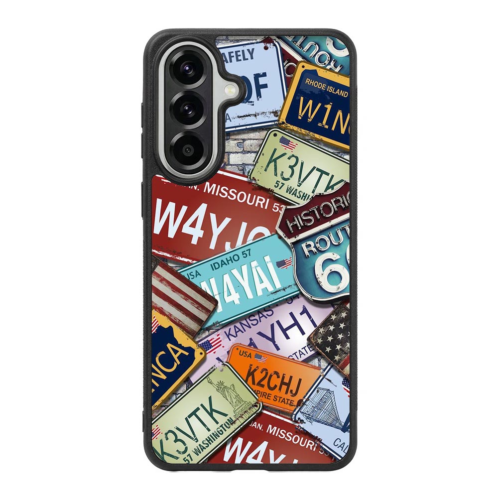 Travel License Plate YDH0159 Samsung Galaxy A37 Case