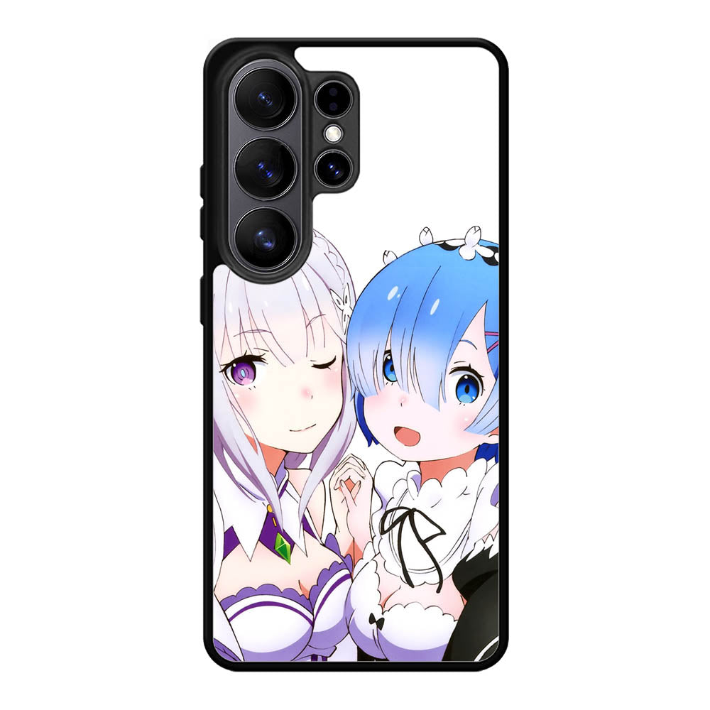 Emilia Rem Re Zero Anime Samsung Galaxy S26 Ultra Case OV8357