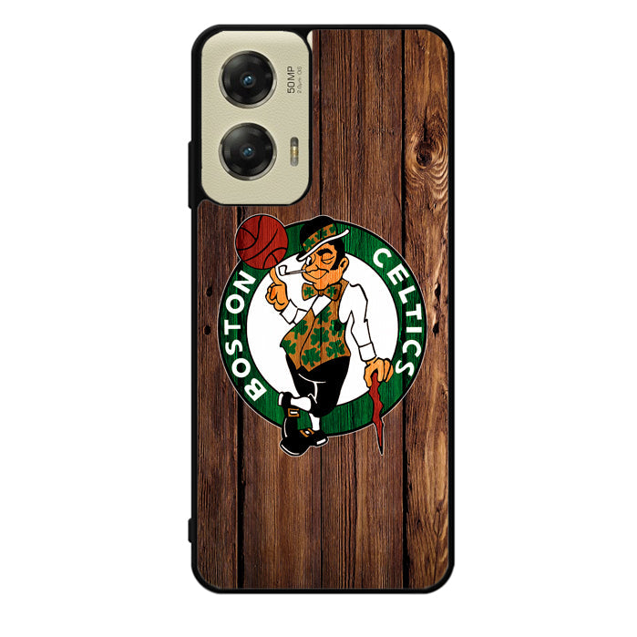 Boston Celtics Wood Motorola Moto G Stylus 5G 2024 Case OV8513