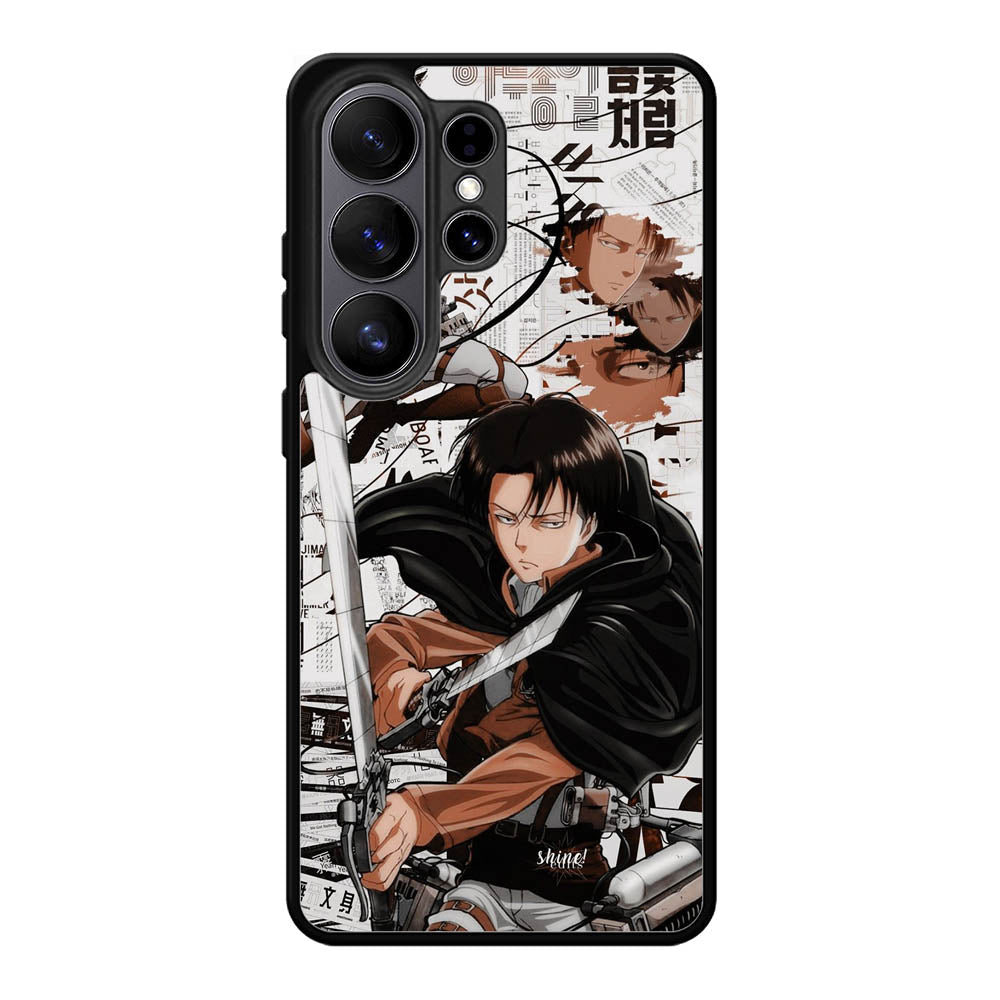 Levi Ackerman Attack On TItan Samsung Galaxy S26 Ultra Case OV8162