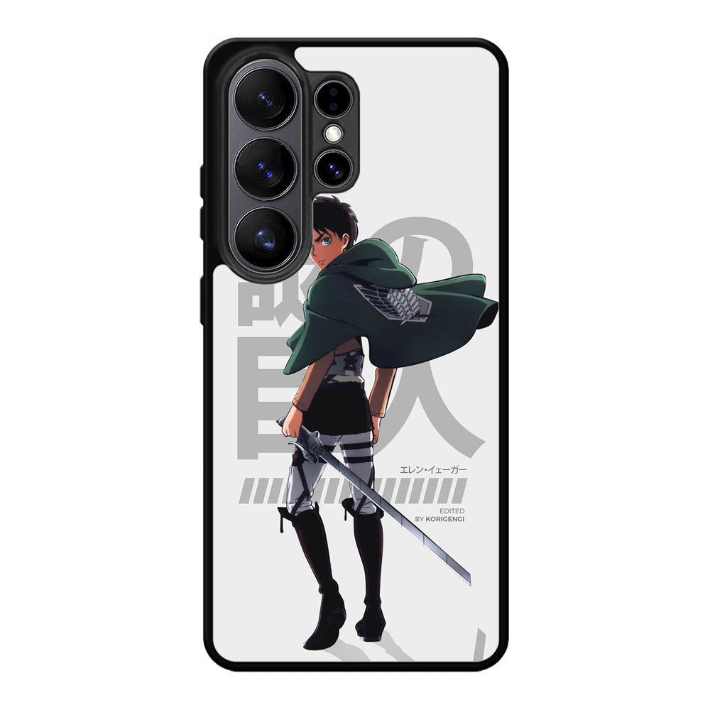 Eren Yeager Attack On Titan Samsung Galaxy S26 Ultra Case OV8366