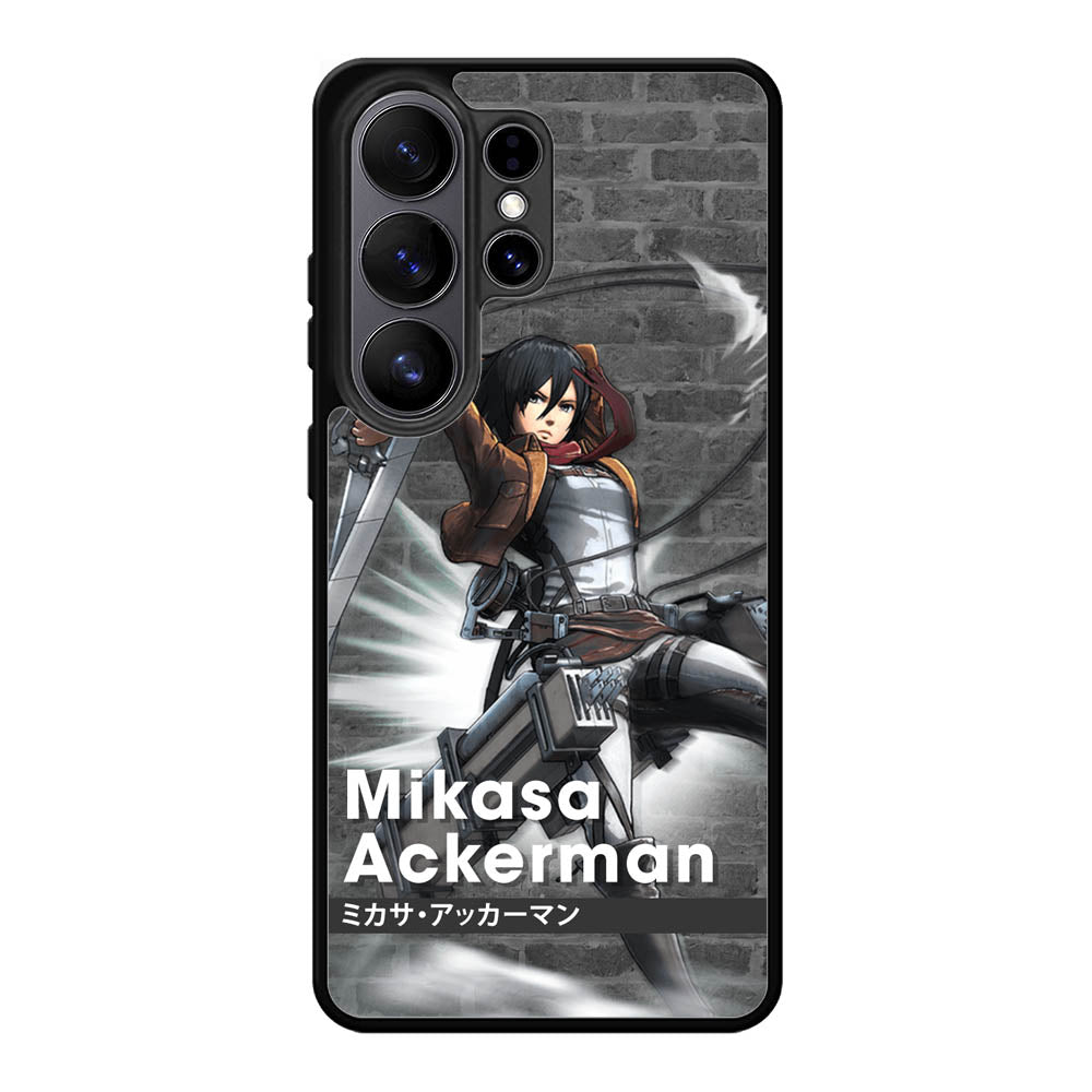 Mikasa Ackerman Attack On Titan Y Samsung Galaxy S26 Ultra Case OV8091