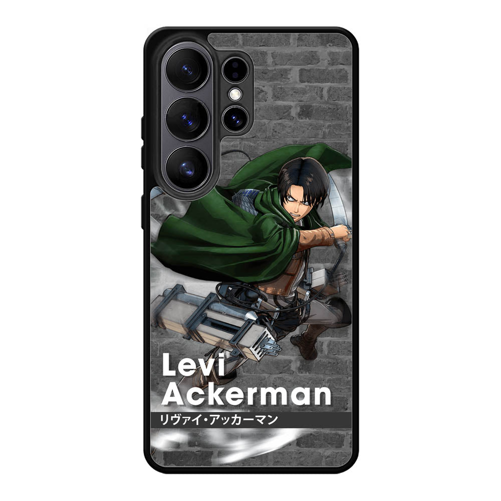 Levi Ackerman Attack On Titan Samsung Galaxy S26 Ultra Case QC8164