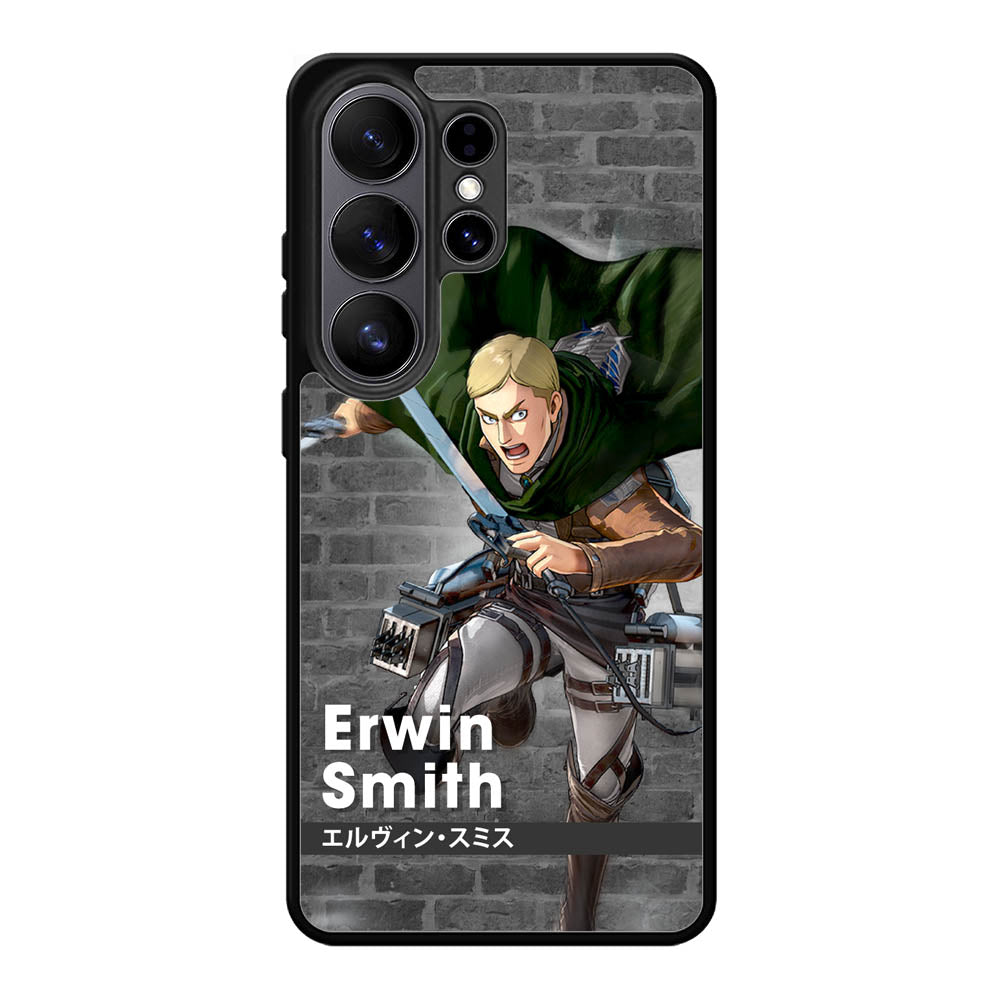 Erwin Smith Attack On Titan Samsung Galaxy S26 Ultra Case QC8368