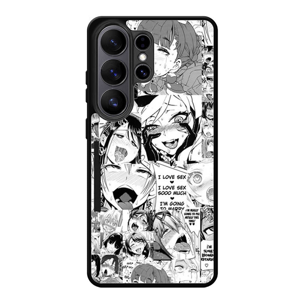 Ahegao Face Manga Samsung Galaxy S26 Ultra Case OV9927